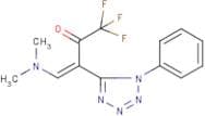 4-(dimethylamino)-1,1,1-trifluoro-3-(1-phenyl-1H-1,2,3,4-tetraazol-5-yl)but-3-en-2-one