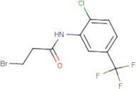 N1-[2-Chloro-5-(trifluoromethyl)phenyl]-3-bromopropanamide