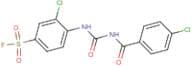 3-chloro-4-({[(4-chlorobenzoyl)amino]carbonyl}amino)benzene-1-sulphonyl fluoride