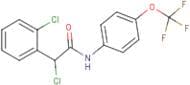 N1-[4-(trifluoromethoxy)phenyl]-2-chloro-2-(2-chlorophenyl)acetamide