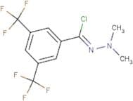 N1,N1-dimethyl-3,5-di(trifluoromethyl)benzene-1-carbohydrazonoyl chloride