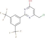 6-(chloromethyl)-2-[3,5-di(trifluoromethyl)phenyl]pyrimidin-4-ol