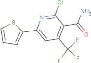 2-Chloro-6-(2-thienyl)-4-(trifluoromethyl)nicotinamide