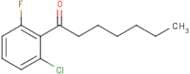 1-(2-chloro-6-fluorophenyl)heptan-1-one