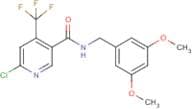 6-Chloro-N-(3,5-dimethoxybenzyl)-4-(trifluoromethyl)nicotinamide