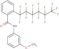 N-(3-methoxyphenyl)-2-(1,1,2,2,3,3,4,4,5,5,6,6,6-tridecafluorohexyl)benzamide
