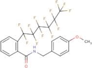 N1-(4-methoxybenzyl)-2-(1,1,2,2,3,3,4,4,5,5,6,6,6-tridecafluorohexyl)benzamide