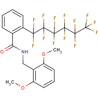 N-(2,6-dimethoxybenzyl)-2-(1,1,2,2,3,3,4,4,5,5,6,6,6-tridecafluorohexyl)benzamide