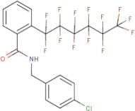 N-(4-chlorobenzyl)-2-(1,1,2,2,3,3,4,4,5,5,6,6,6-tridecafluorohexyl)benzamide