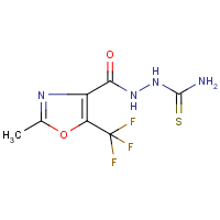 2-{[2-methyl-5-(trifluoromethyl)-1,3-oxazol-4-yl]carbonyl}hydrazine-1-carbothioamide