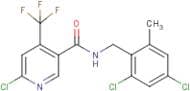 6-chloro-N-(2,4-dichloro-6-methylbenzyl)-4-(trifluoromethyl)nicotinamide