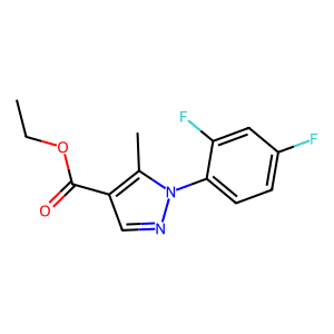 Ethyl 1-(2,4-difluorophenyl)-5-methylpyrazole-4-carboxylate