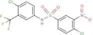 N1-[4-chloro-3-(trifluoromethyl)phenyl]-4-chloro-3-nitro-1-benzenesulphonamide