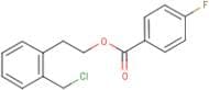 2-(chloromethyl)phenethyl 4-fluorobenzoate