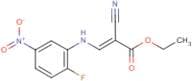ethyl (E)-2-cyano-3-(2-fluoro-5-nitroanilino)prop-2-enoate