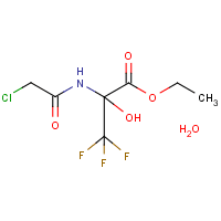 ethyl 2-[(2-chloroacetyl)amino]-3,3,3-trifluoro-2-hydroxypropanoate hydrate