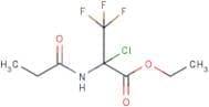 ethyl 2-chloro-3,3,3-trifluoro-2-(propionylamino)propanoate