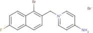 4-amino-1-[(1-bromo-6-fluoro-2-naphthyl)methyl]pyridinium bromide