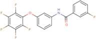 N1-[3-(2,3,4,5,6-pentafluorophenoxy)phenyl]-3-fluorobenzamide