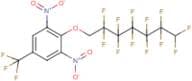 7-[2,6-dinitro-4-(trifluoromethyl)phenoxy]-1,1,2,2,3,3,4,4,5,5,6,6-dodecafluoroheptane