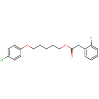 5-(4-chlorophenoxy)pentyl 2-(2-fluorophenyl)acetate
