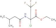 ethyl 2-chloro-3,3,3-trifluoro-2-[(3-methylbutanoyl)amino]propanoate