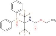 ethyl N-[1-(diphenylphosphoryl)-2,2,2-trifluoro-1-(trifluoromethyl)ethyl]carbamate