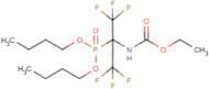 dibutyl [1-[(ethoxycarbonyl)amino]-2,2,2-trifluoro-1-(trifluoromethyl)ethyl]phosphonate