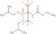 diisobutyl [1-[(ethoxycarbonyl)amino]-2,2,2-trifluoro-1-(trifluoromethyl)ethyl]phosphonate