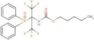 pentyl N-[1-(diphenylphosphoryl)-2,2,2-trifluoro-1-(trifluoromethyl)ethyl]carbamate