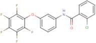 N1-[3-(2,3,4,5,6-pentafluorophenoxy)phenyl]-2-chlorobenzamide