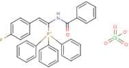 N1-[2-(4-fluorophenyl)-1-(1,1,1-triphenylphosphonio)vinyl]benzamide perchlorate