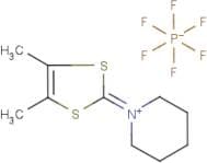 1-(4,5-Dimethyl-1,3-dithiol-2-ylidene)piperidinium hexafluorophosphate