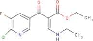 ethyl 2-[(6-chloro-5-fluoropyridin-3-yl)carbonyl]-3-(ethylamino)acrylate