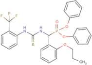 diphenyl [(2-propoxyphenyl)({[2-(trifluoromethyl)anilino]carbothioyl}amino)methyl]phosphonate