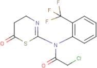 N1-(6-oxo-5,6-dihydro-4H-1,3-thiazin-2-yl)-N1-[2-(trifluoromethyl)phenyl]-2-chloroacetamide