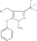 4-(Bromomethyl)-1-methyl-5-phenoxy-3-(trifluoromethyl)-1H-pyrazole