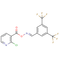 3-{[({[3,5-bis(trifluoromethyl)phenyl]methylene}amino)oxy]carbonyl}-2-chloropyridine