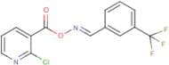 2-chloro-3-{[({[3-(trifluoromethyl)phenyl]methylene}amino)oxy]carbonyl}pyridine