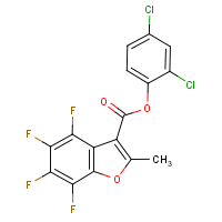 2,4-dichlorophenyl 4,5,6,7-tetrafluoro-2-methylbenzo[b]furan-3-carboxylate