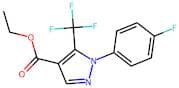 Ethyl 2-(4-fluorophenyl)-3-(trifluoromethyl)pyrazole-4-carboxylate