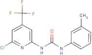 N-[6-Chloro-4-(trifluoromethyl)-2-pyridyl]-N'-(3-methylphenyl)urea