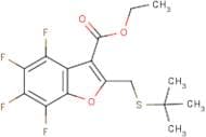 ethyl 2-[(tert-butylthio)methyl]-4,5,6,7-tetrafluorobenzo[b]furan-3-carboxylate