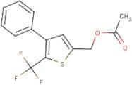 [4-phenyl-5-(trifluoromethyl)-2-thienyl]methyl acetate