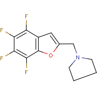 1-[(4,5,6,7-tetrafluorobenzo[b]furan-2-yl)methyl]pyrrolidine