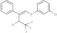 1-chloro-3-[(3-chloro-4,4,4-trifluoro-2-phenylbut-1-enyl)oxy]benzene