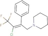 1-(3-chloro-4,4,4-trifluoro-2-phenylbut-2-enyl)piperidine