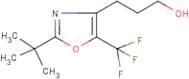 3-[2-(tert-Butyl)-5-(trifluoromethyl)-1,3-oxazol-4-yl]propan-1-ol