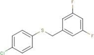 1-{[(4-chlorophenyl)thio]methyl}-3,5-difluorobenzene