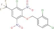 2-chloro-4-[(2,4-dichlorobenzyl)oxy]-3,5-dinitro-1-(trifluoromethyl)benzene